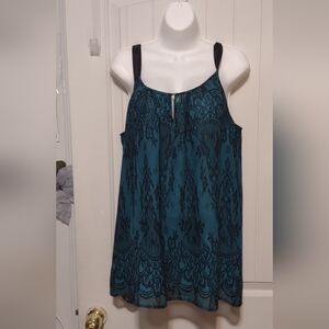Lane Bryant Bluetop Halter Sleeveless